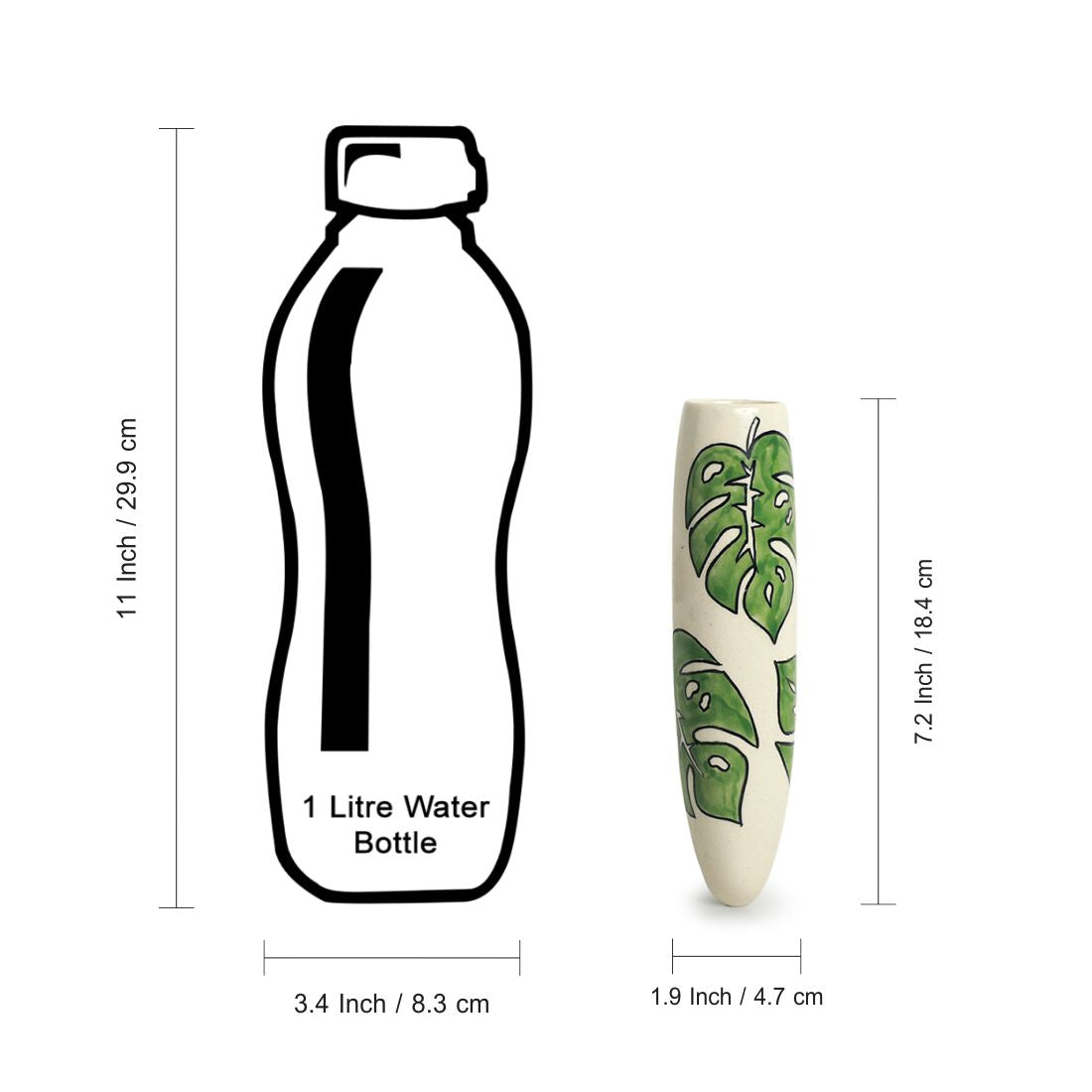 EXCLUSIVELANE 'Lush Life' Magnetic Fridge Planter In Ceramic - view 6