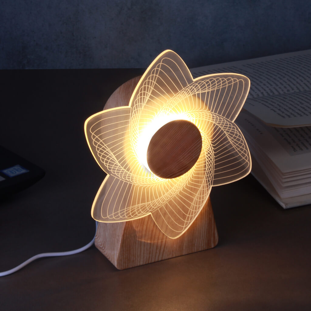 Porffitto Rotating LED Windmill Lamp - view 7