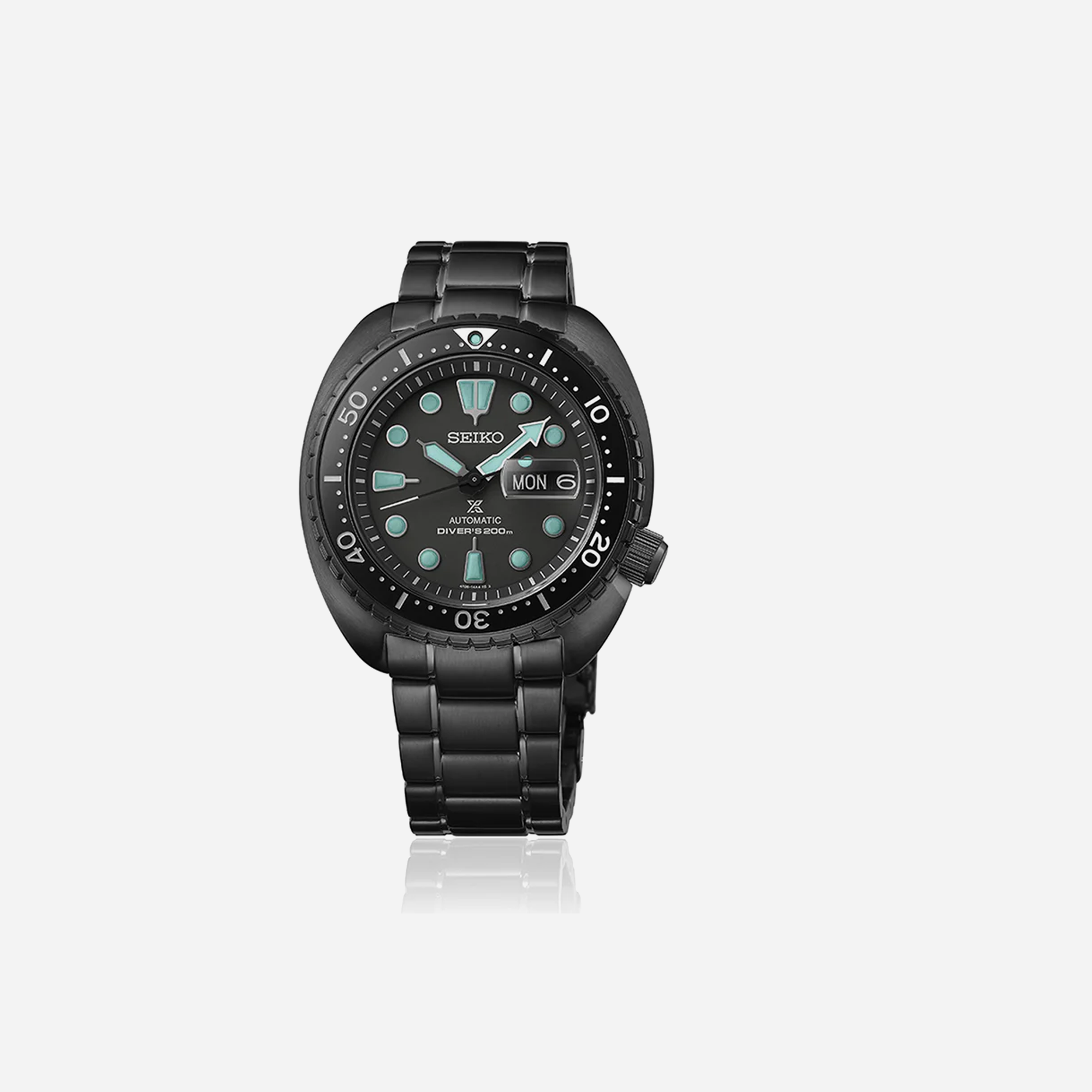 Diver s watch – Seiko Prospex ‘Black Series’ ‘Night Vision’ Turtle Diver’s watch - SRPK43K1 Men's