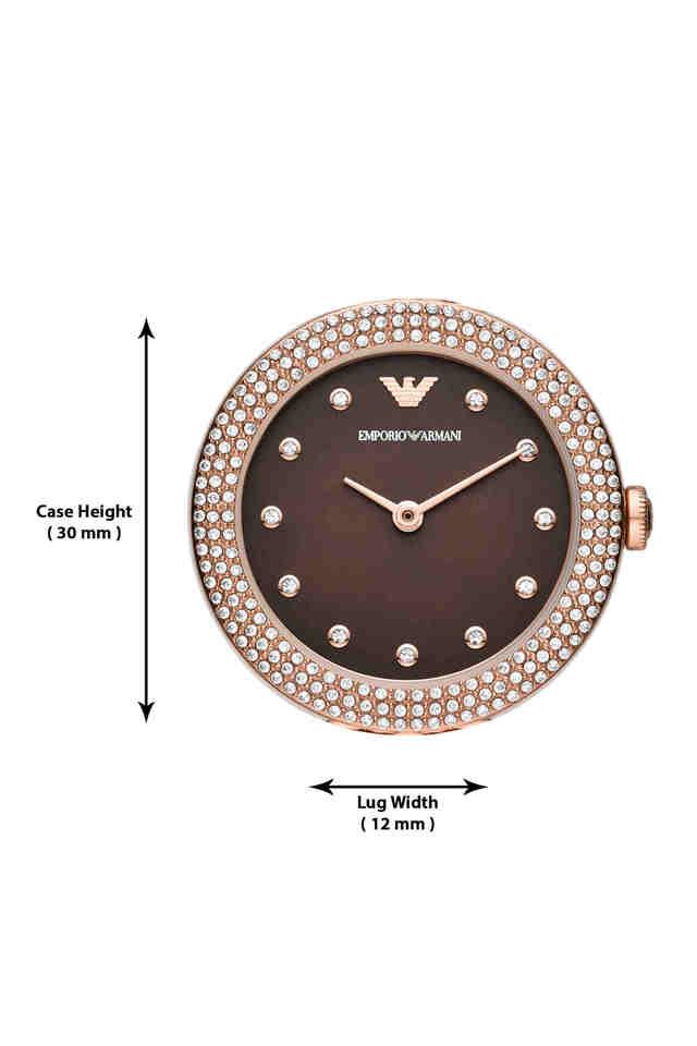 Emporio Armani Analog Brown Dial Women 30mm - view 2