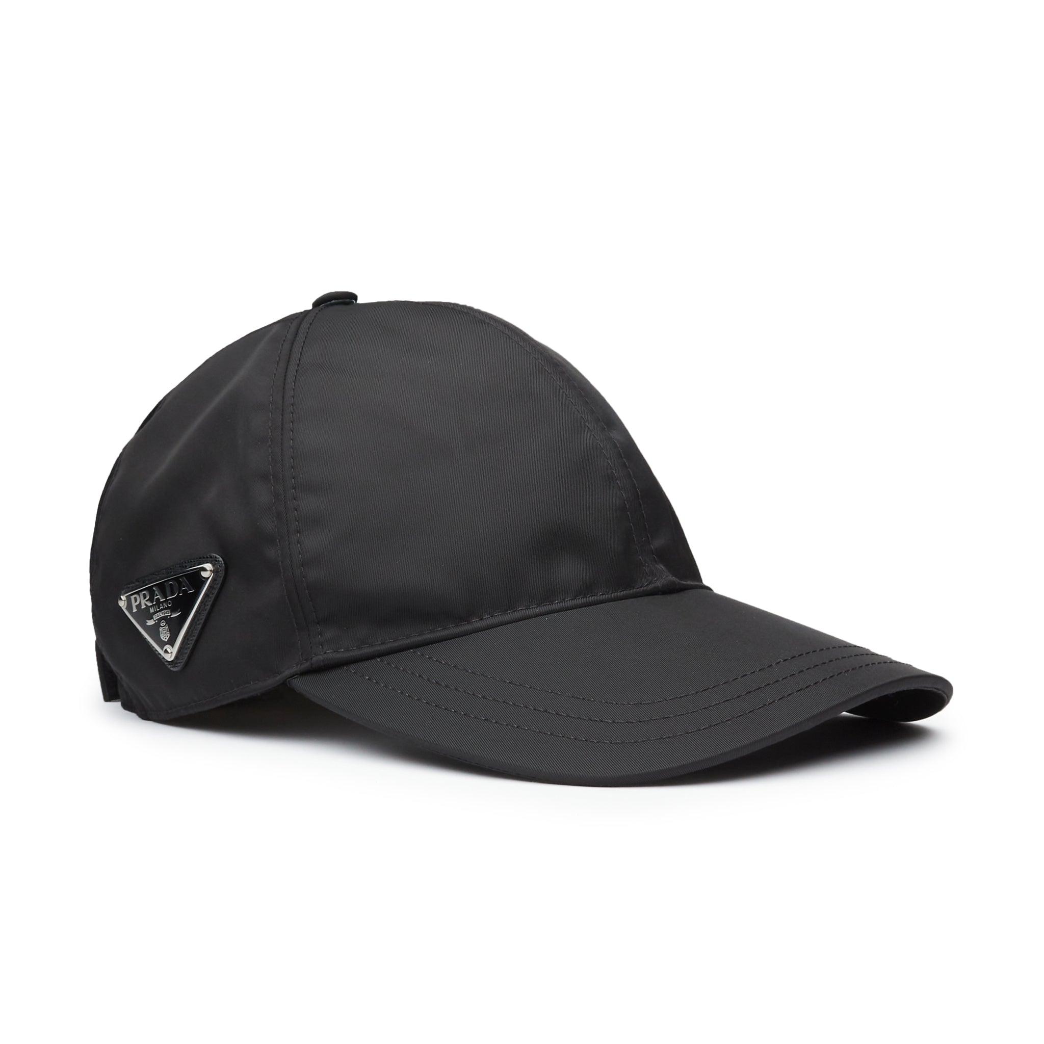 Prada Re-Nylon Black Baseball Cap - view 2