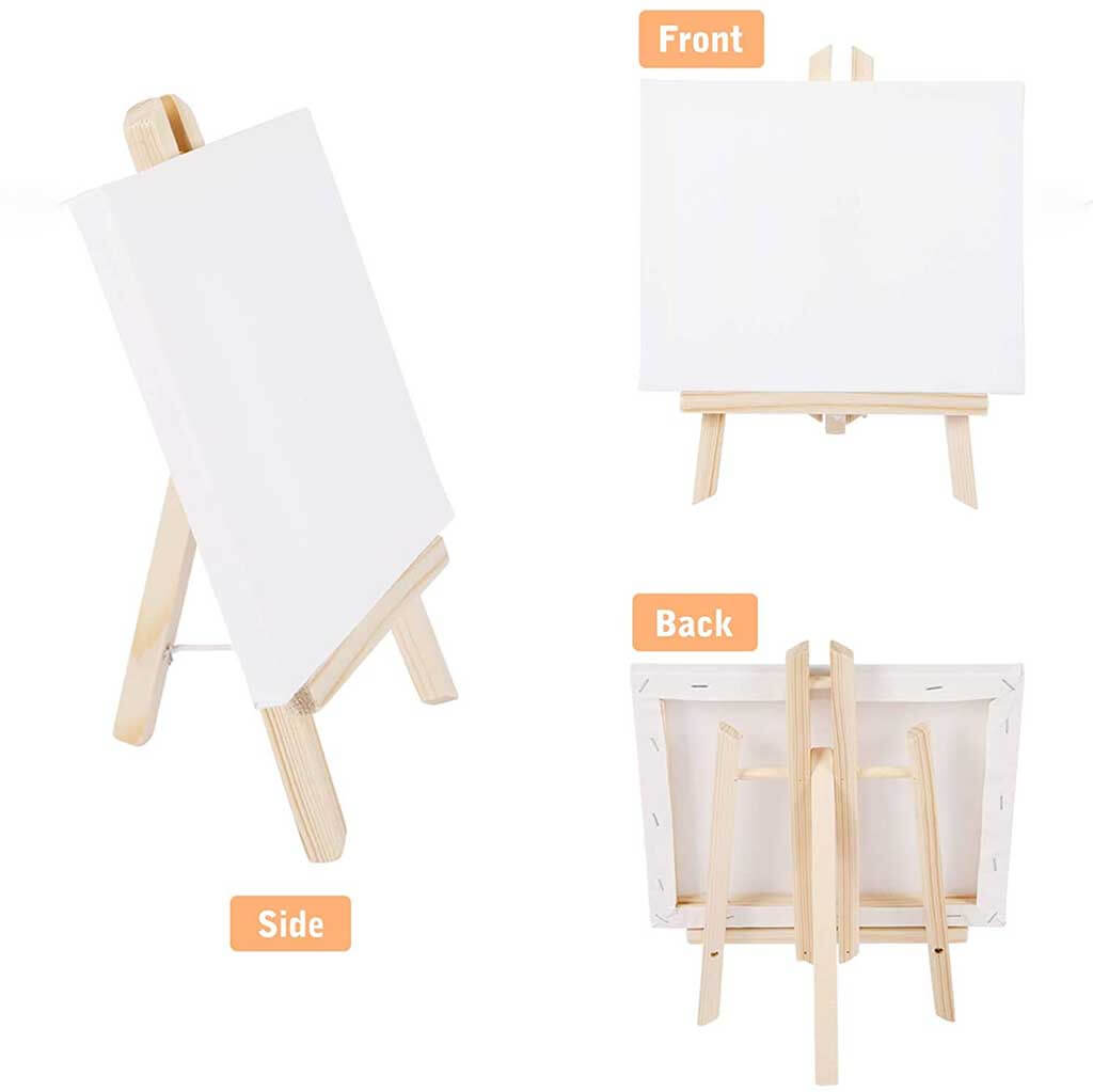 Artnery Mini Canvas With Wooden Easel - view 7