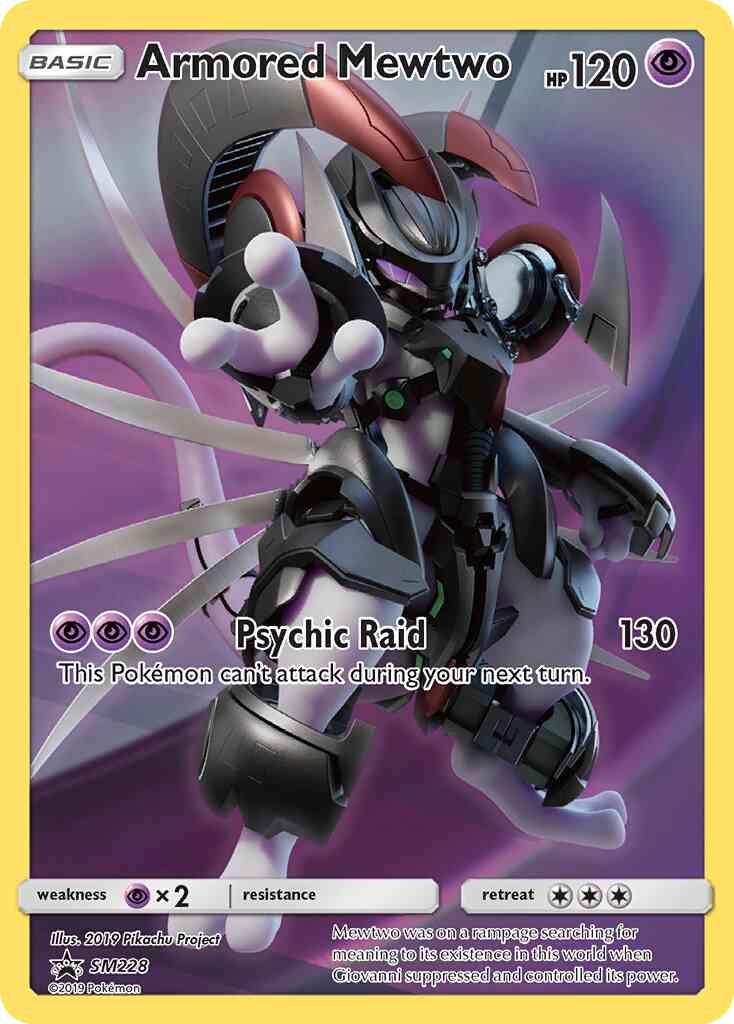 Promo smp-sm228 holo – Pokémon Armored Mewtwo - SM228 - Promo [smp-SM228] [Holo]