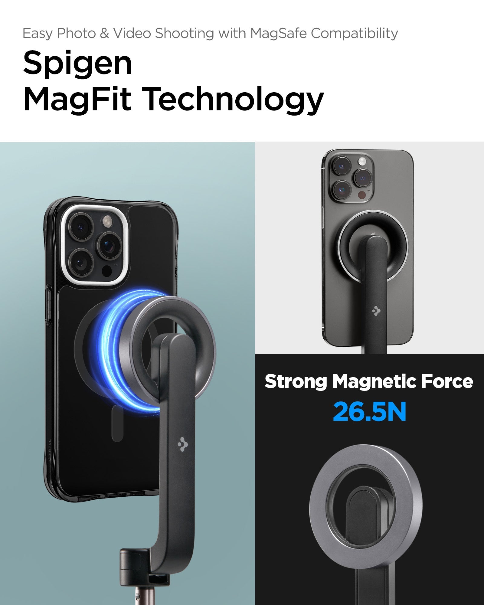 Accessories Tripod Selfie Stick (MagFit) – Black - view 20