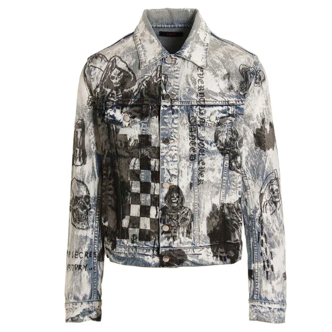 AMIRI Apparel Amiri X Wes Lang Sketch Denim Jacket