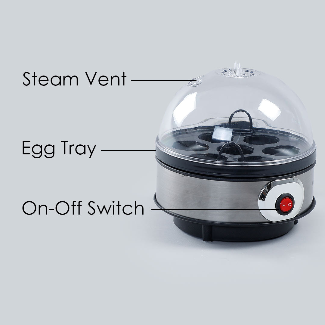 Instant Electric Egg Boiler with 7 Egg Poachers by blacktree - view 6