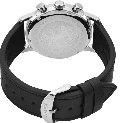 Timex Marlin Silver-Tone Round Dial Analog Men's Watch 42mm TWEG26708 - view 3