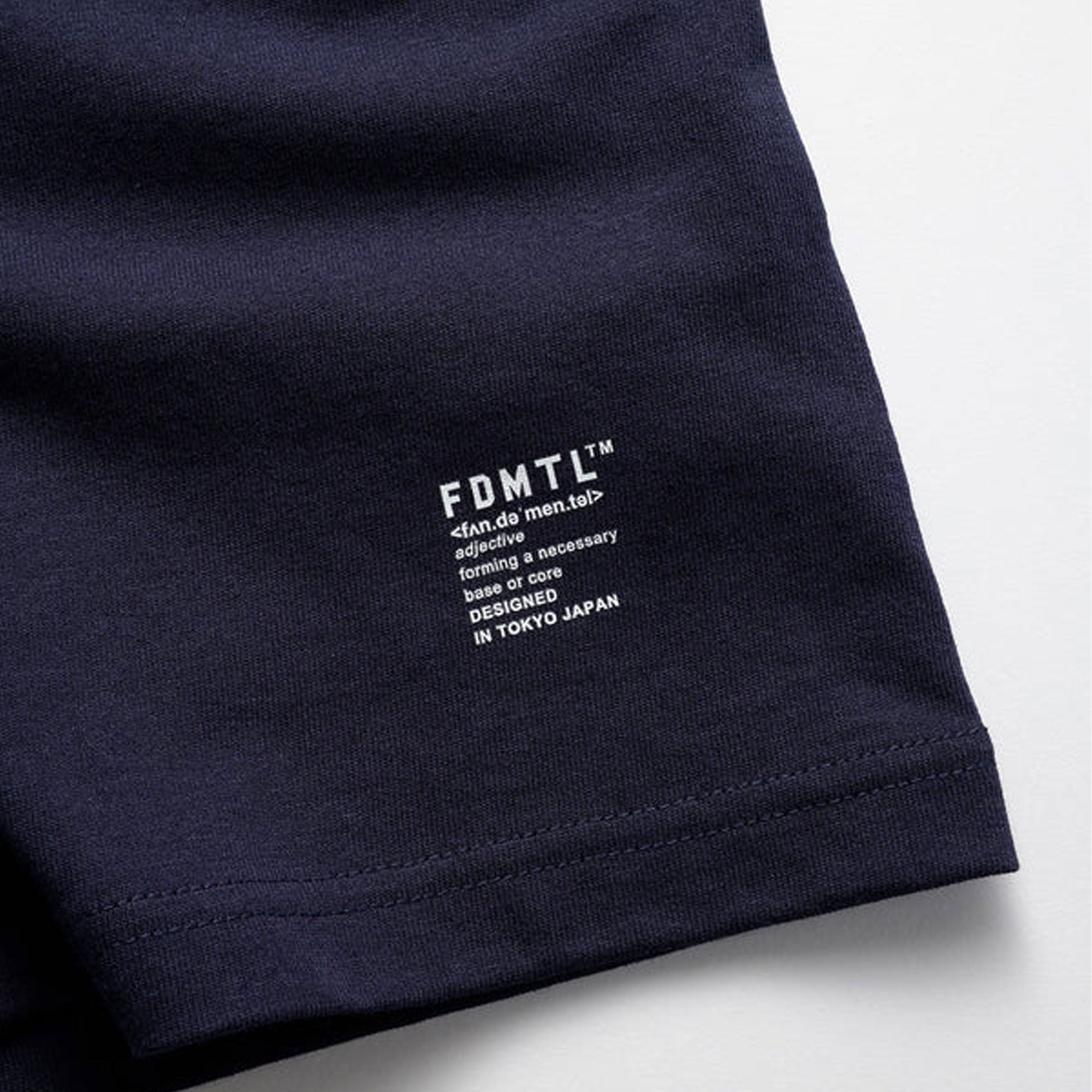 Fdmtl | Circle Patch Tee { Blue - view 4