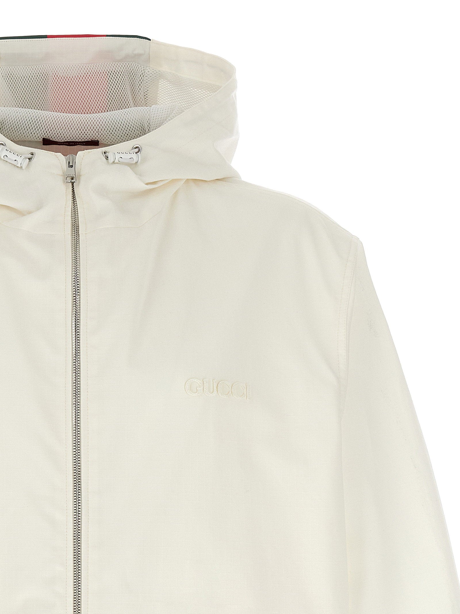 Gucci Nastro Web Water Repellent Jacket – 100% cotton - view 3