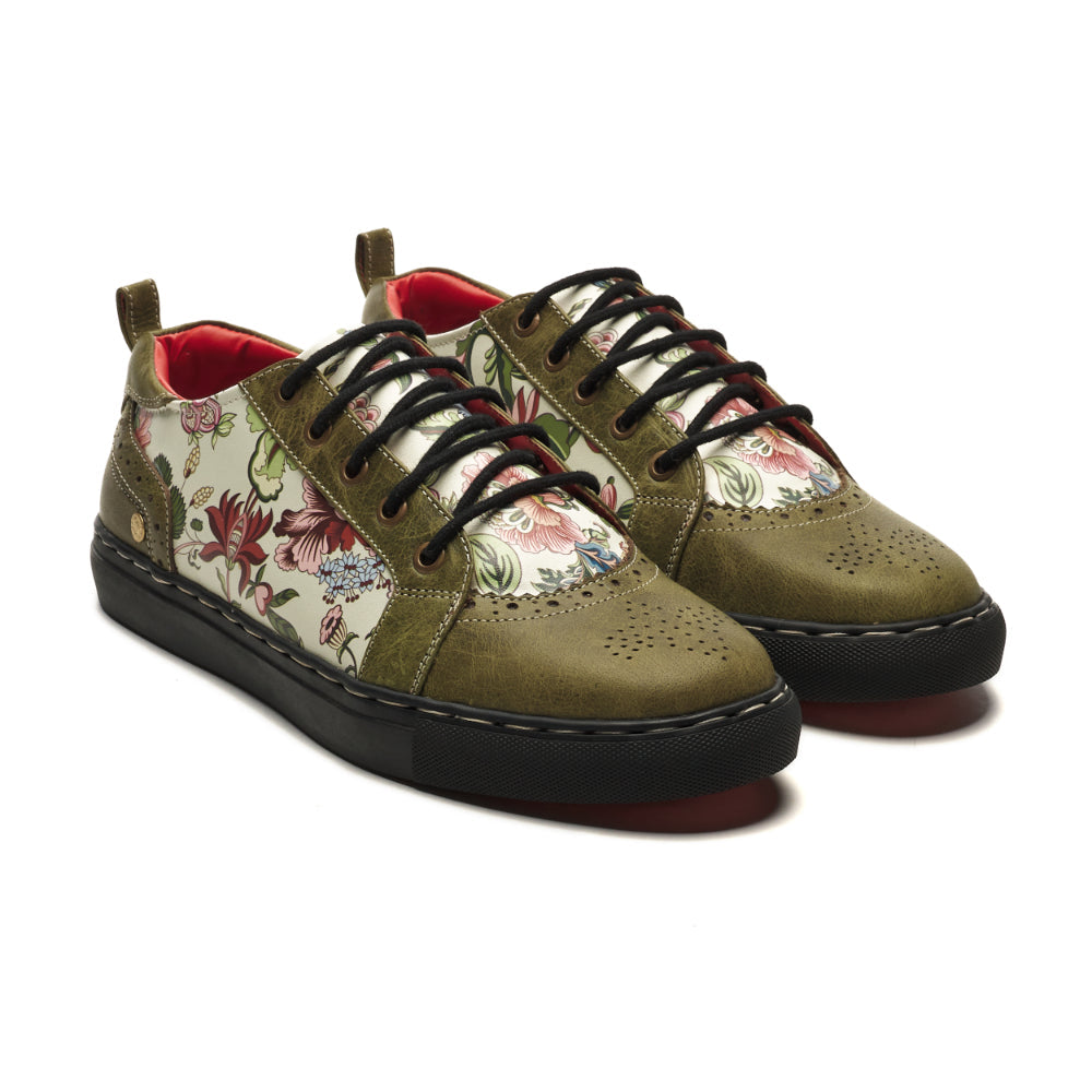 Banjaaran India Bageecha Sneaker Women – Olive