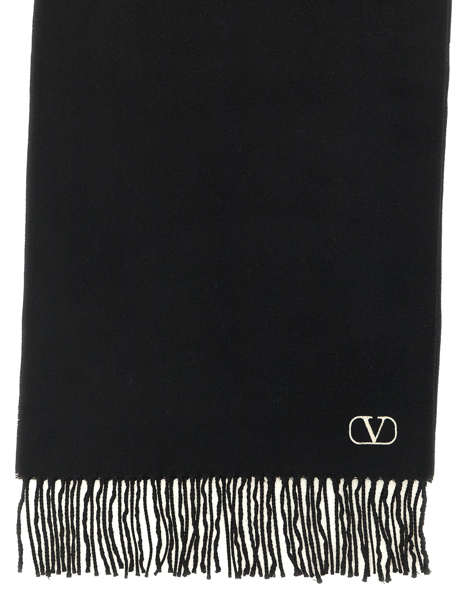 Cashmere Scarf Valentino Garavani With Fringes - view 2