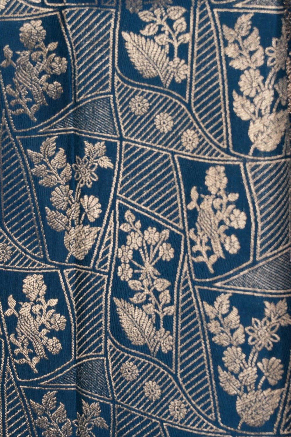 Kalanjali Kanchipattu Brocade Blue Saree – Women's - view 2