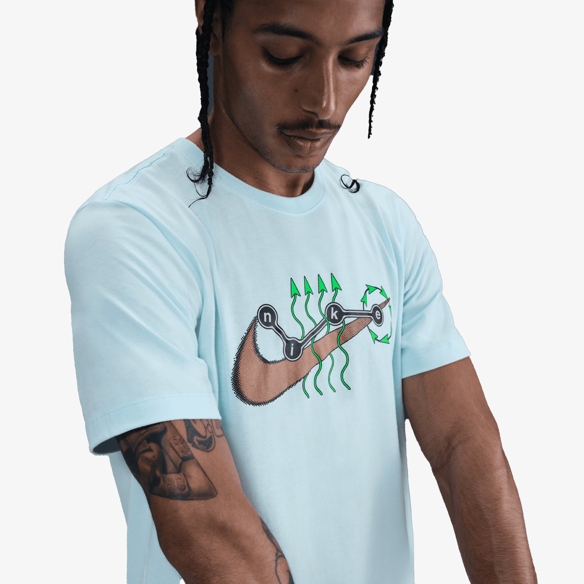 Nike | Sportswear T-shirt { Glacier Blue - view 2
