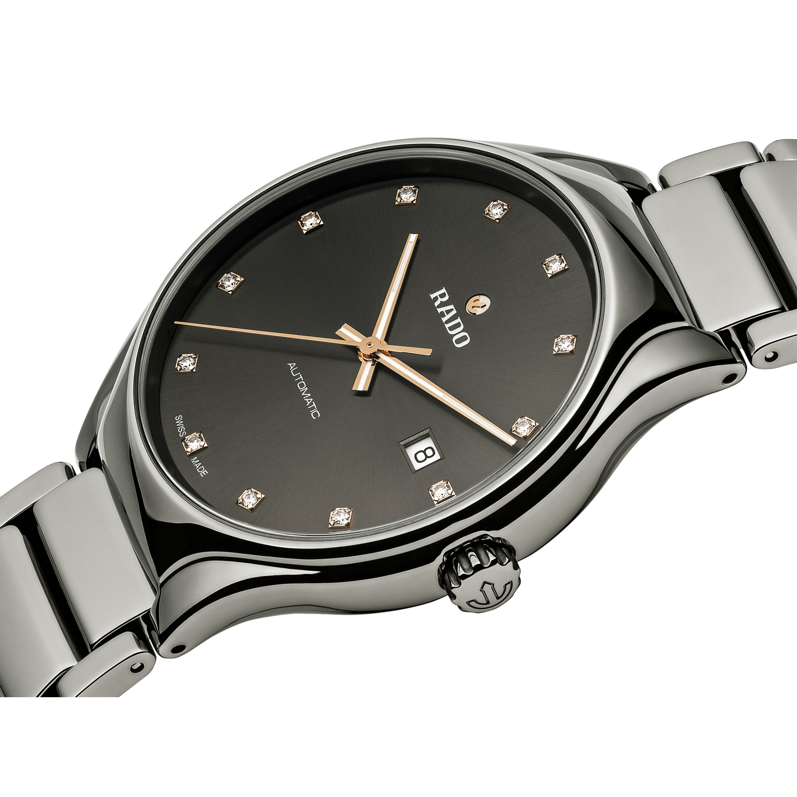 Rado True Black Dial Unisex 40mm