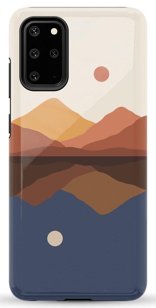 Casetry Opposites Attract | Day & Night Colorblock Mountains Samsung Case - view 25