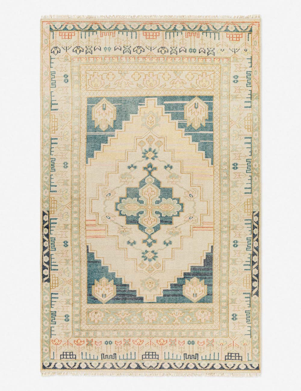 Lulu and Georgia Alora Hand-Knotted Wool-Blend Rug