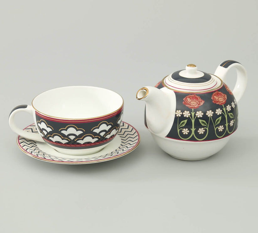India Circus Gruidae's Trance Tea Set | Set of 3 Pcs - view 2