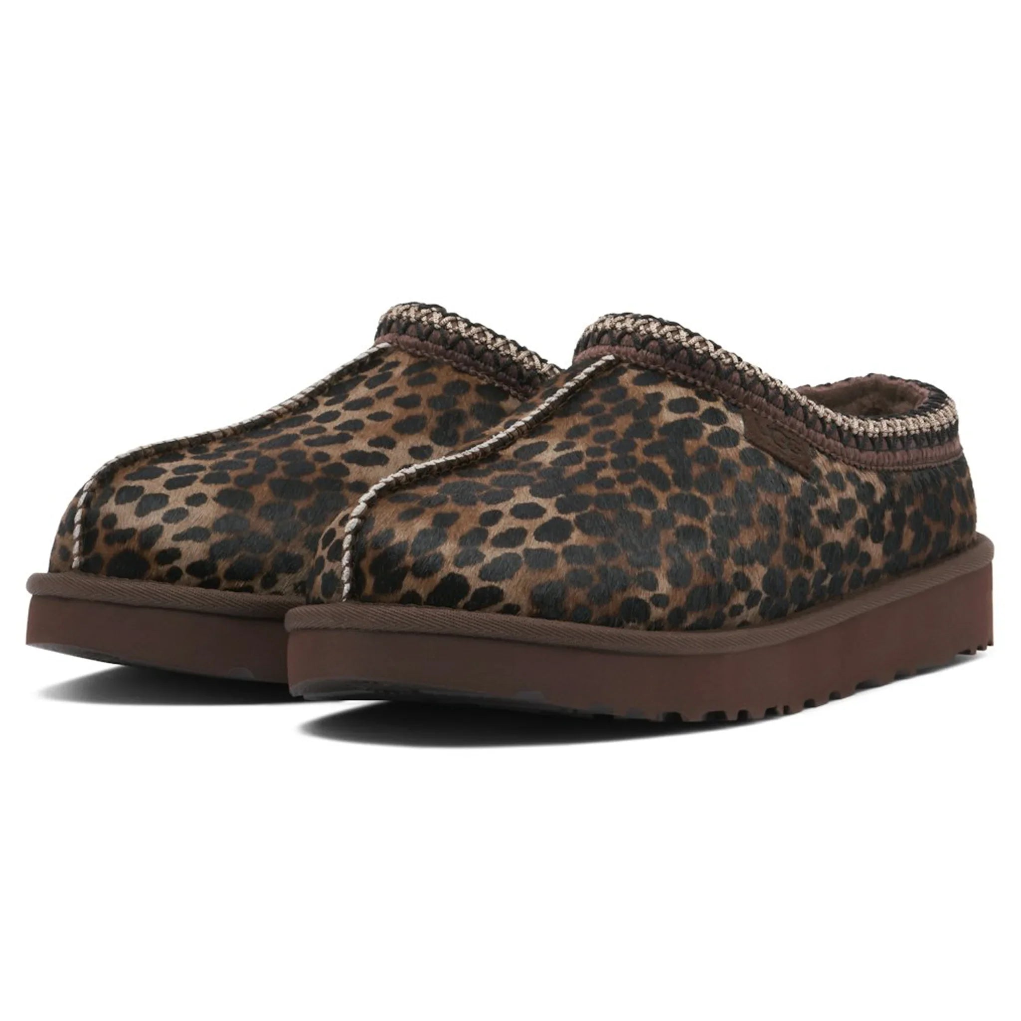 UGG Tasman Caspian Burnt Cedar Cheetah Slippers (W) - view 2