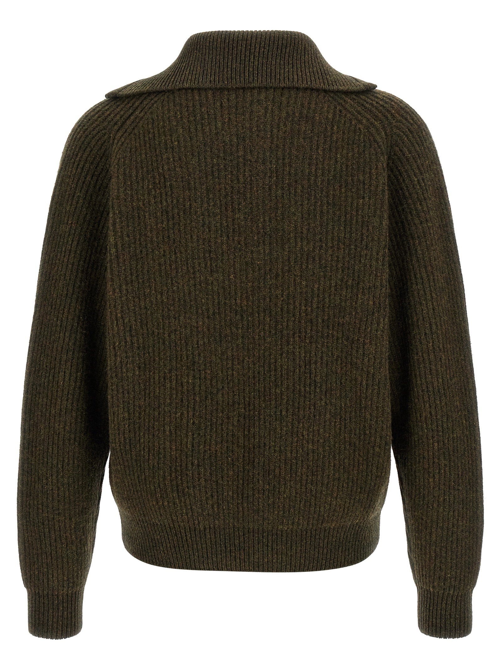 Jil Sander Half-zip Sweater – 100% wool - view 2
