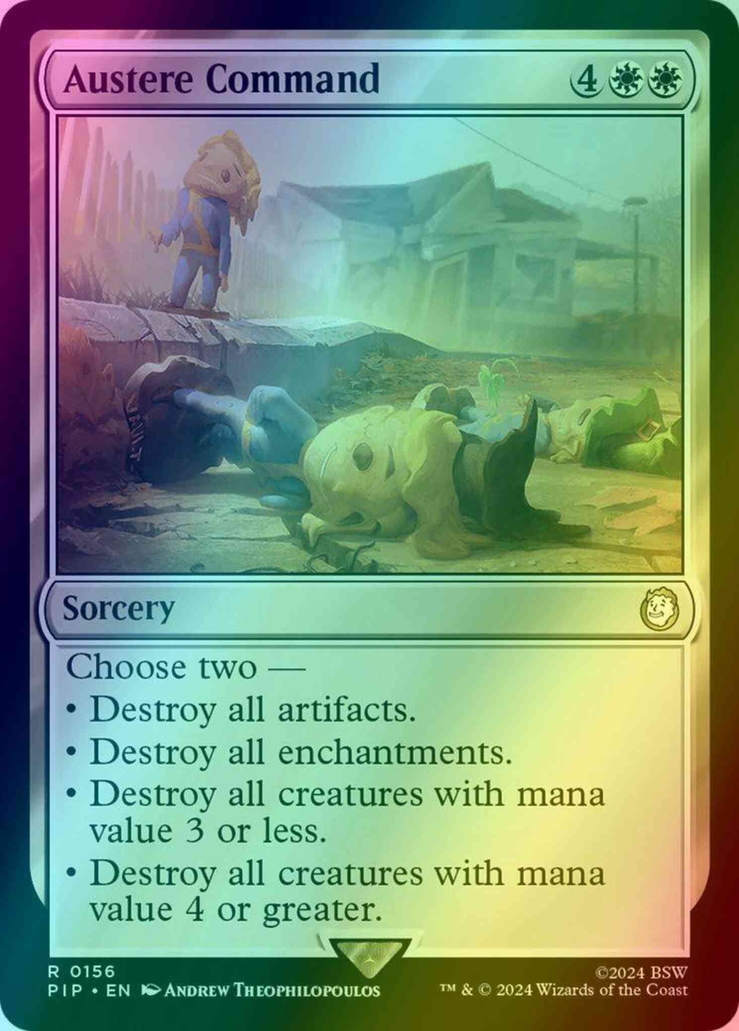 Austere command 156 – Magic Austere Command [156] [Fallout] [Foil]