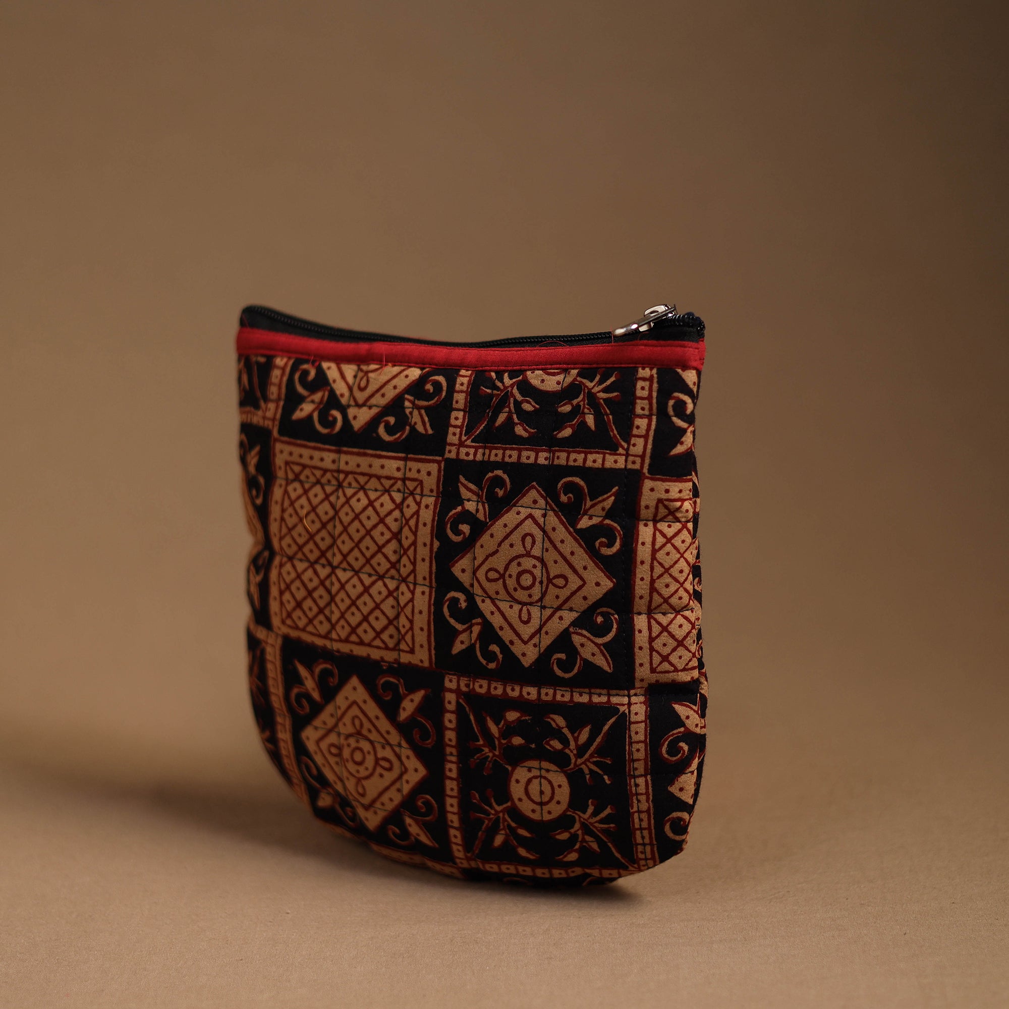 NOORI BAZAR Black - Handmade Quilted Cotton Utility Pouch 08 - view 2