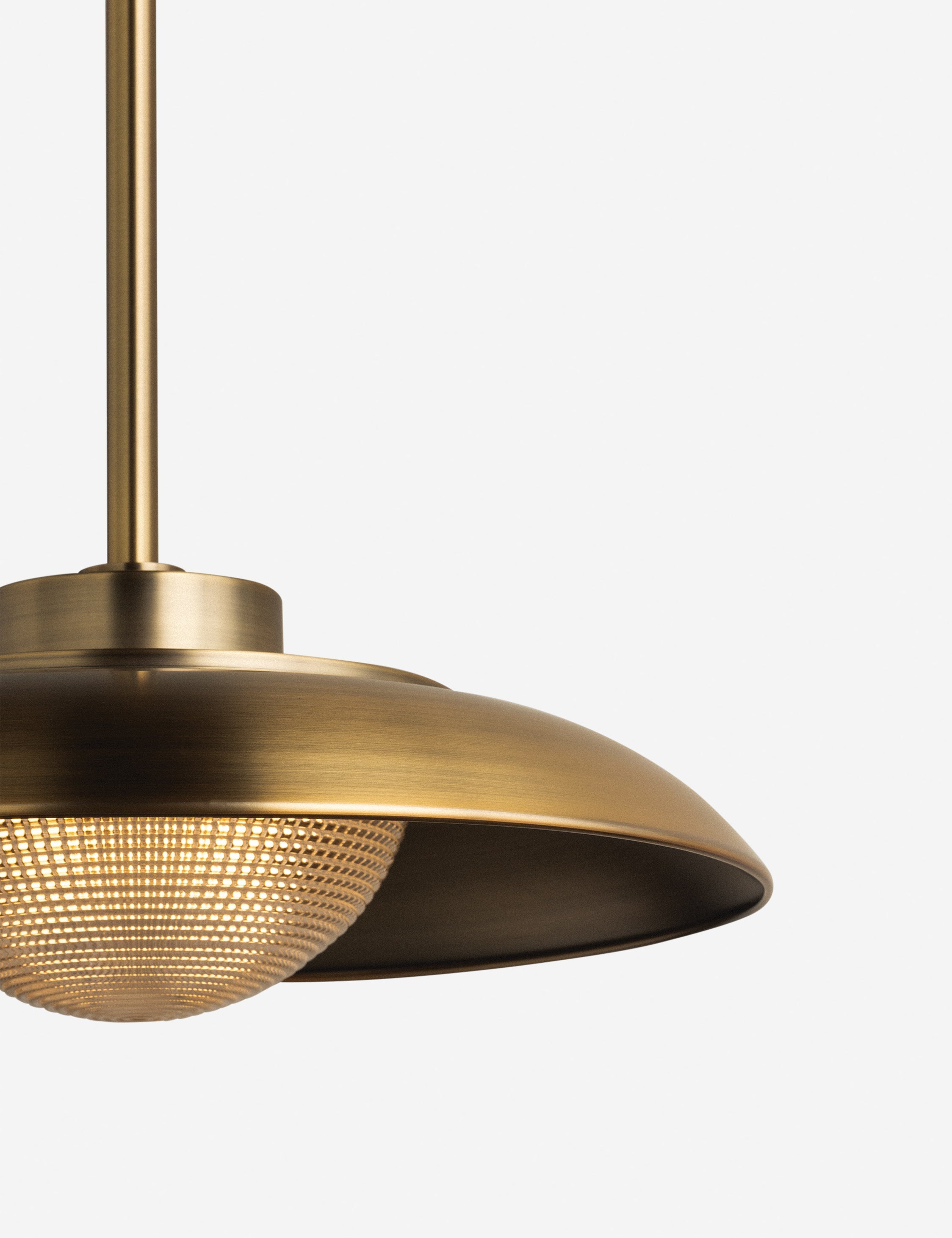 Lulu and Georgia Toro Pendant Light – Aged Brass - view 3