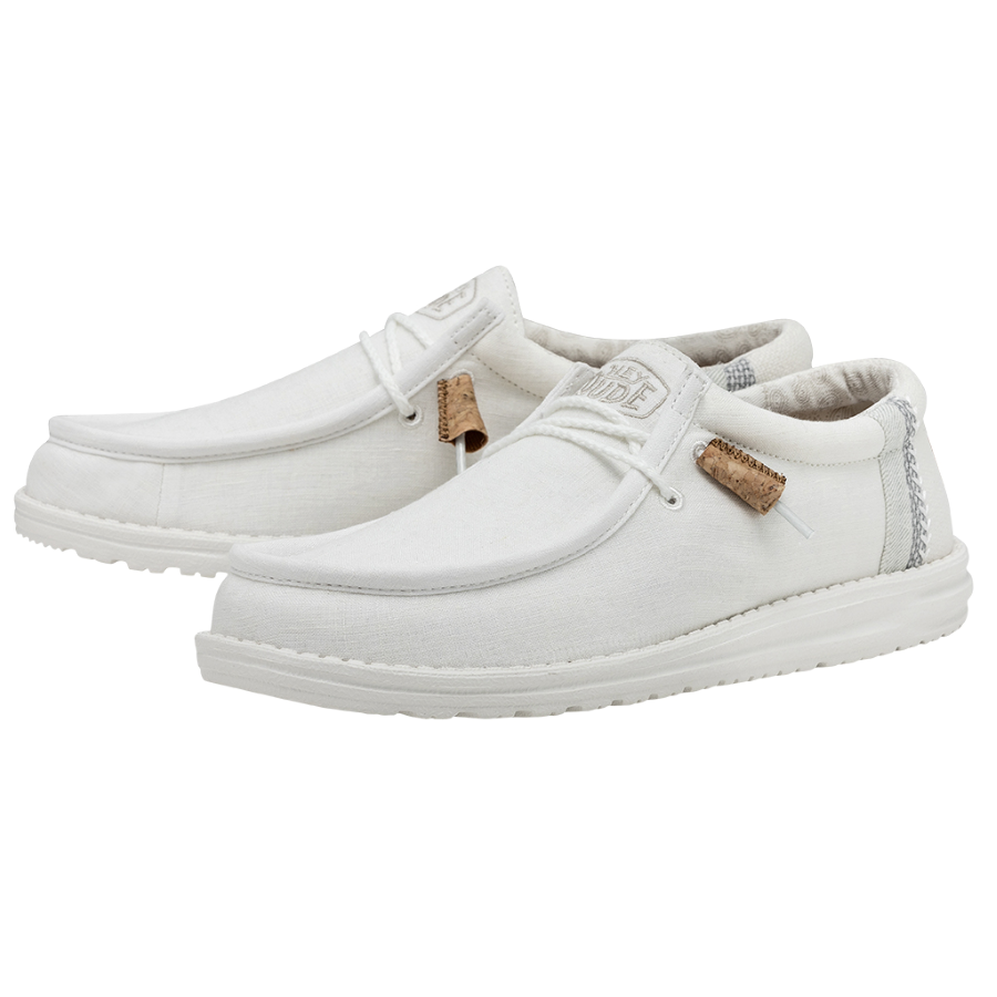 HEYDUDE shoes Wally Break Stitch - White – Men's - view 2