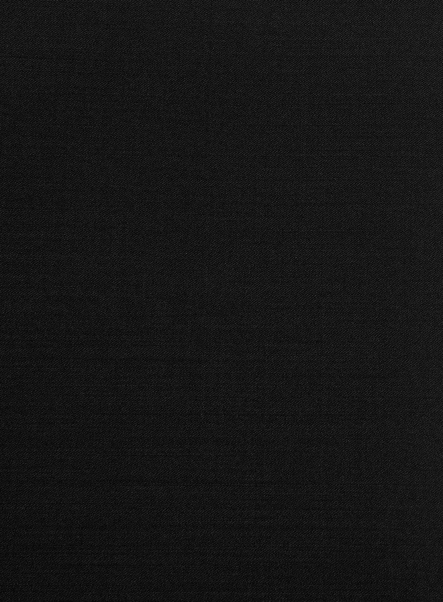 StudioSuits Super Black Satin Wool Suit - view 8
