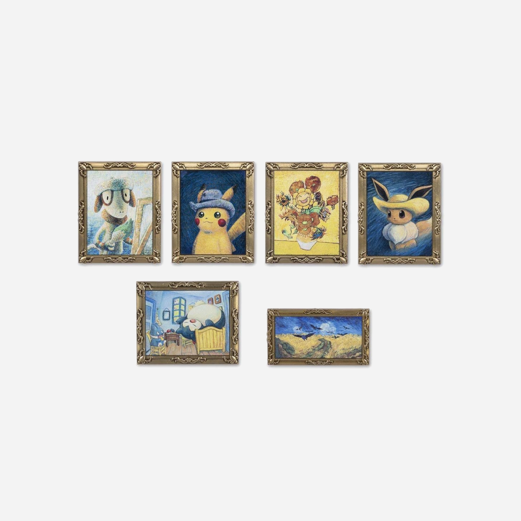 Pokémon Pokemon Center x Van Gogh Museum: Pokemon Inspired by Paintings 6 Pack Pin Box Set - view 2