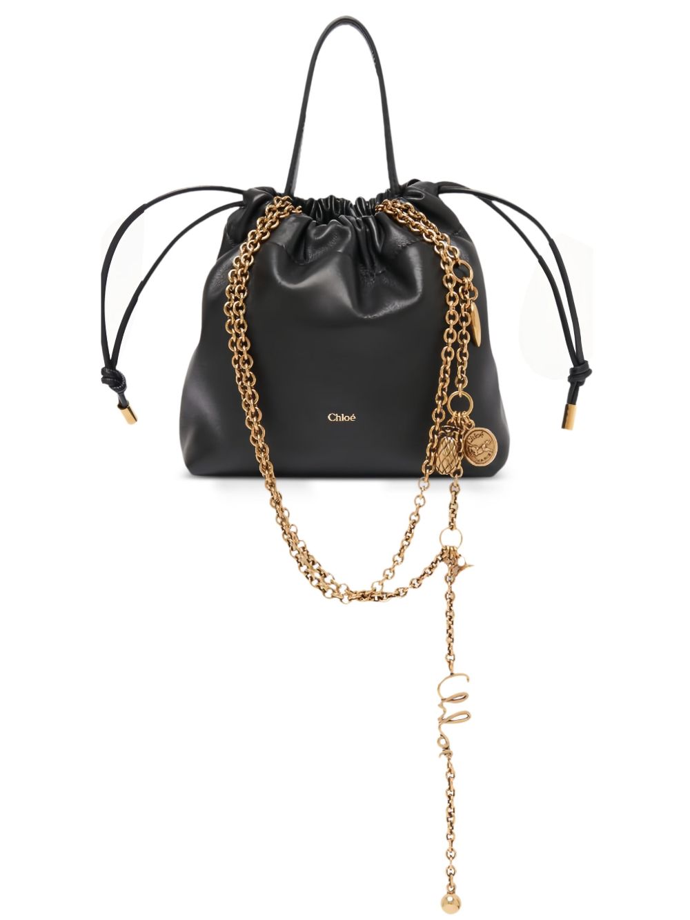 Chloé Chloe Penelope Drawstring Bag – 100% Lamb Leather