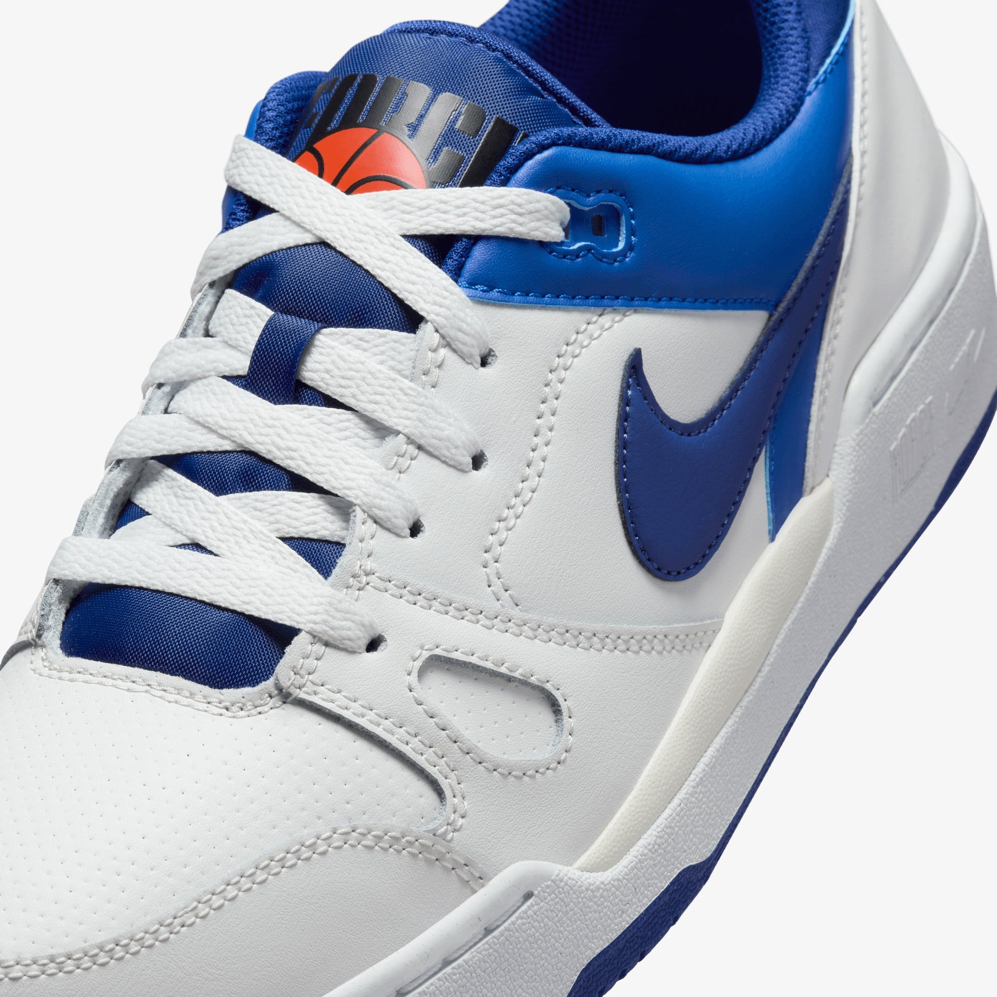 Nike | Full Force Low { Summit White/deep Royal Blue-racer Blue - view 6