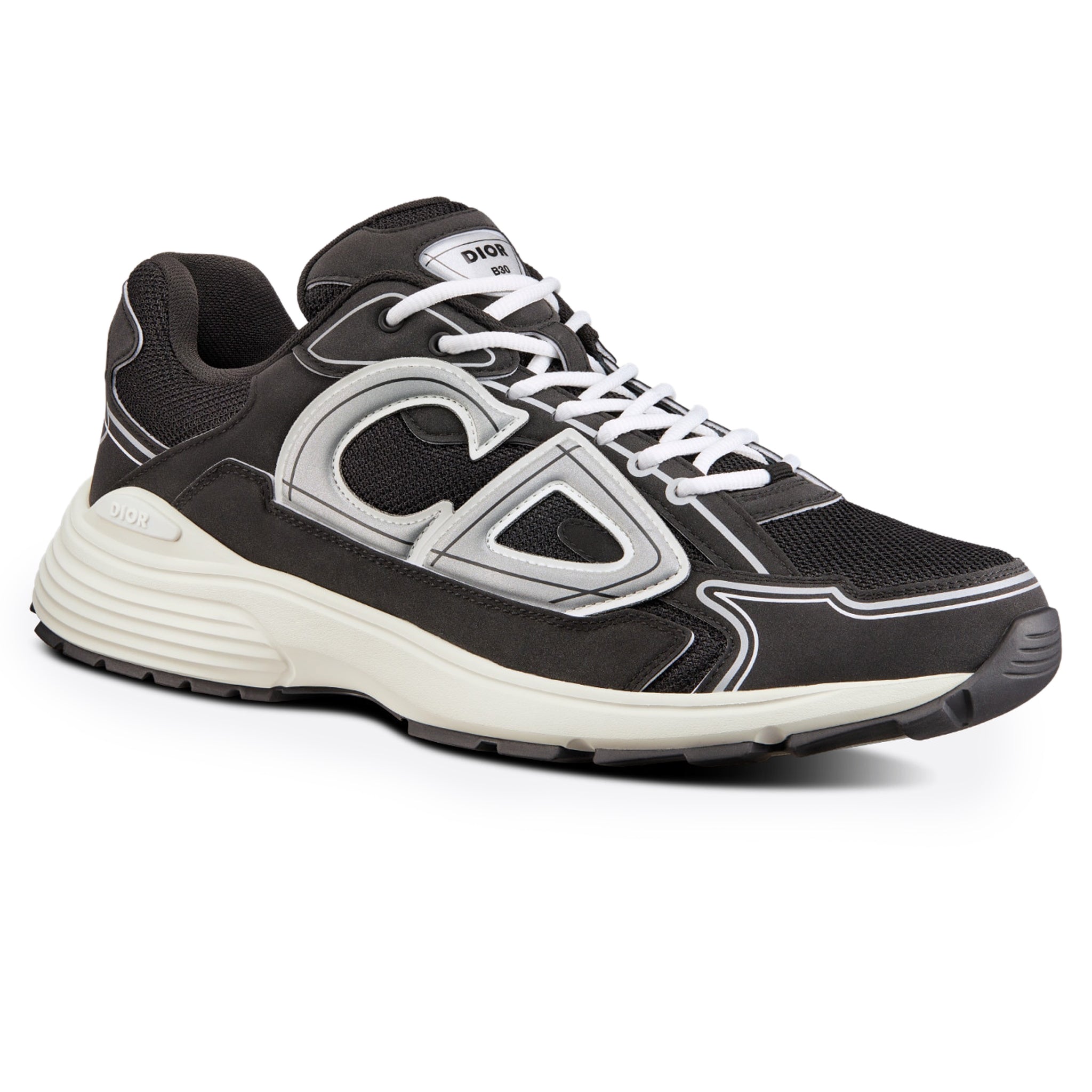 Dior B30 Mesh Black White Trainer - view 2