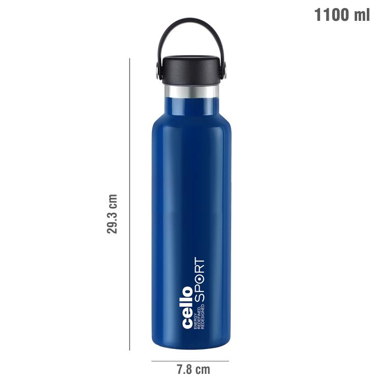 Cello Aqua Bliss Flask, Vacusteel Water Bottle, 1100ml - view 28