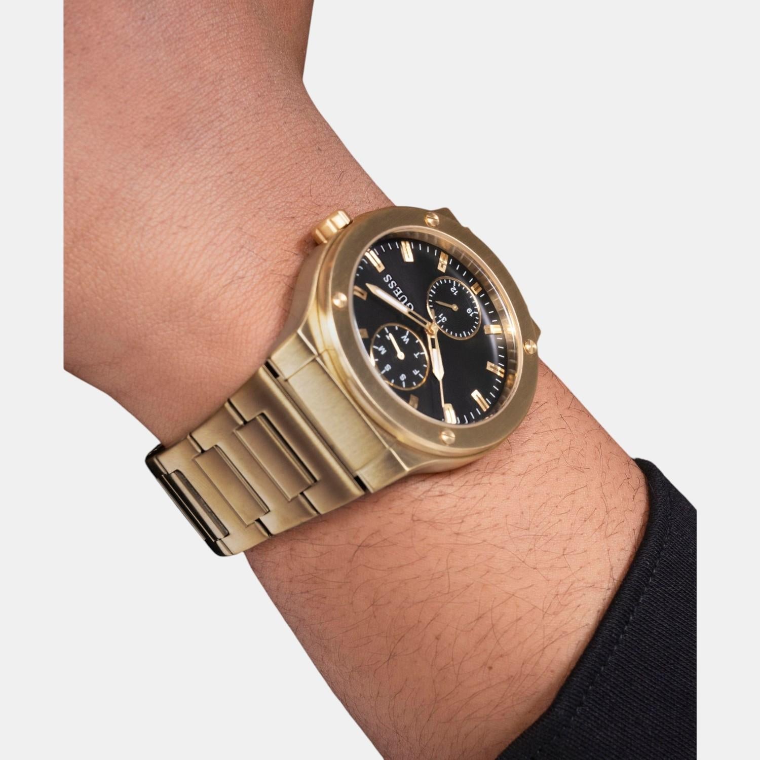 Guess Dress Men Quartz Black Dial Multi-Function Stainless Steel Watch GW0795G4 - view 8