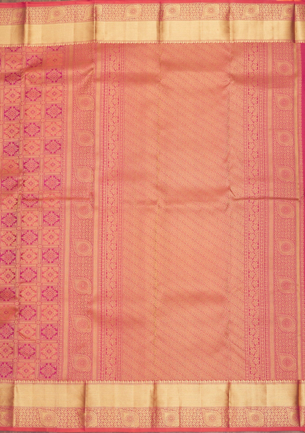 Koskii Pink Zariwork Pure Silk Saree – Women's - view 5
