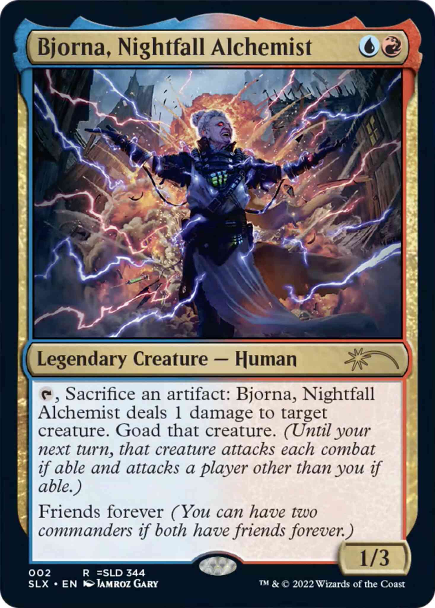 Bjorna nightfall alchemist – Magic Bjorna, Nightfall Alchemist [0002] [Universes Within] [Non-Foil]