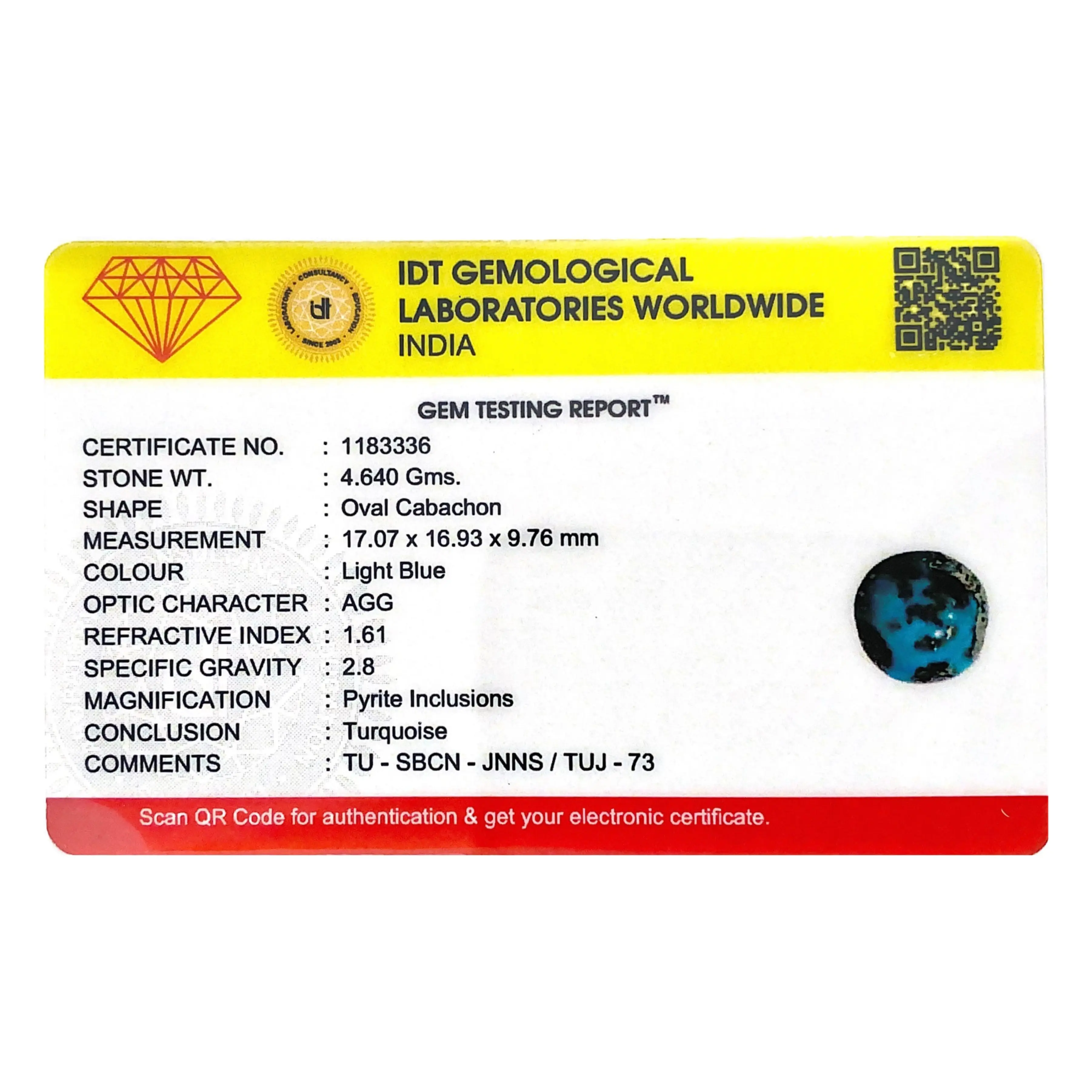 Pramogh Irani Firoza - 23.2 Carat - view 4