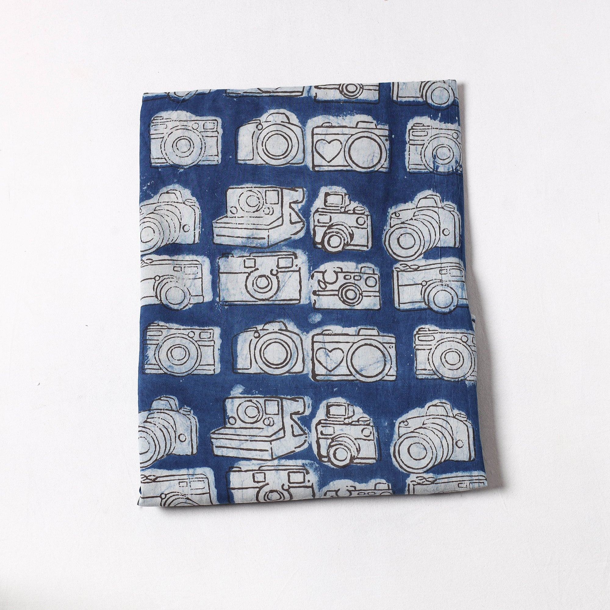 BINDAAS UNLIMITED Bindaas Block Printed Cotton Precut Fabric (1.95 meter) 35