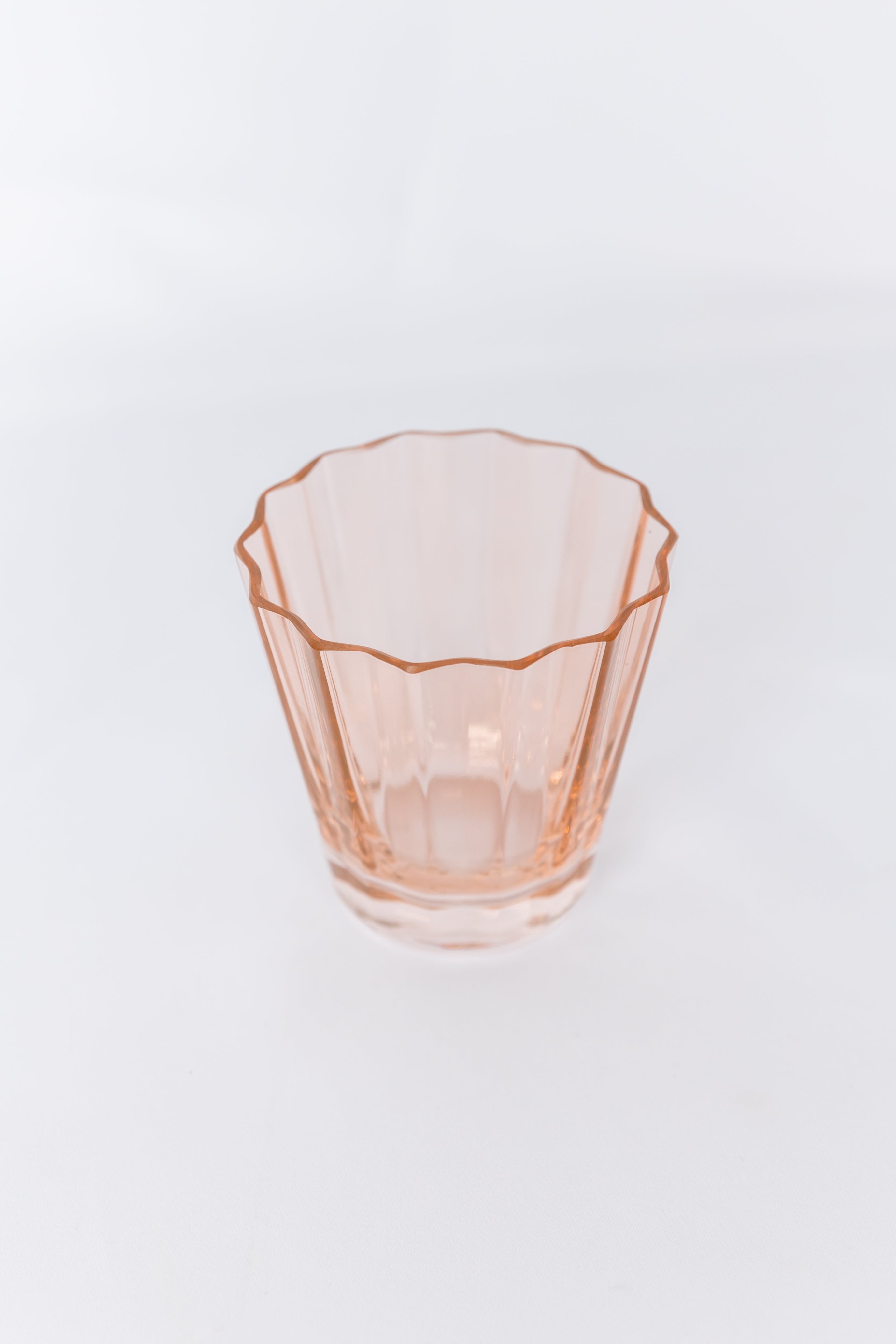 Estelle Colored Glass Estelle Colored Sunday Low Balls - Set of 2 {Blush Pink} - view 4
