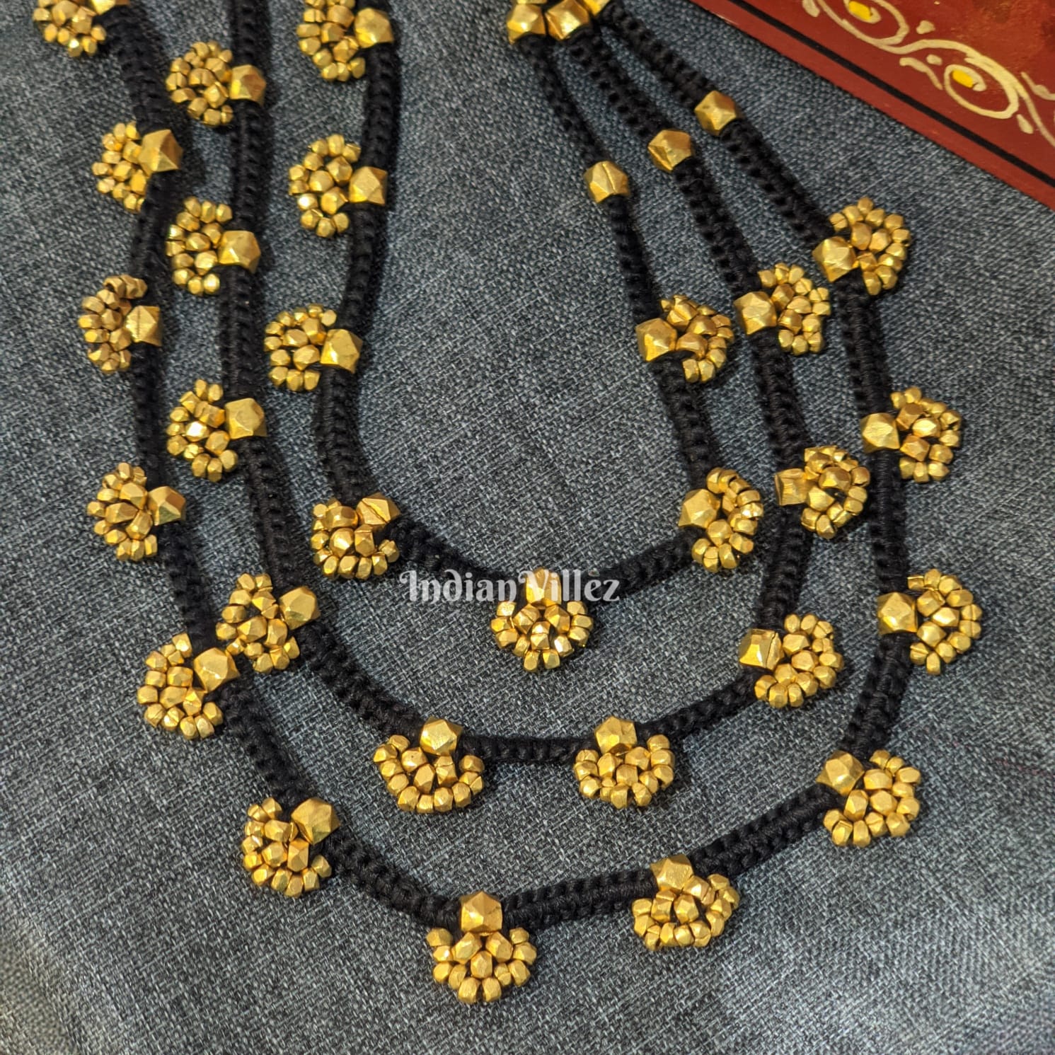 IndianVillèz Handmade Pure Dhokra Tribal Jewellery