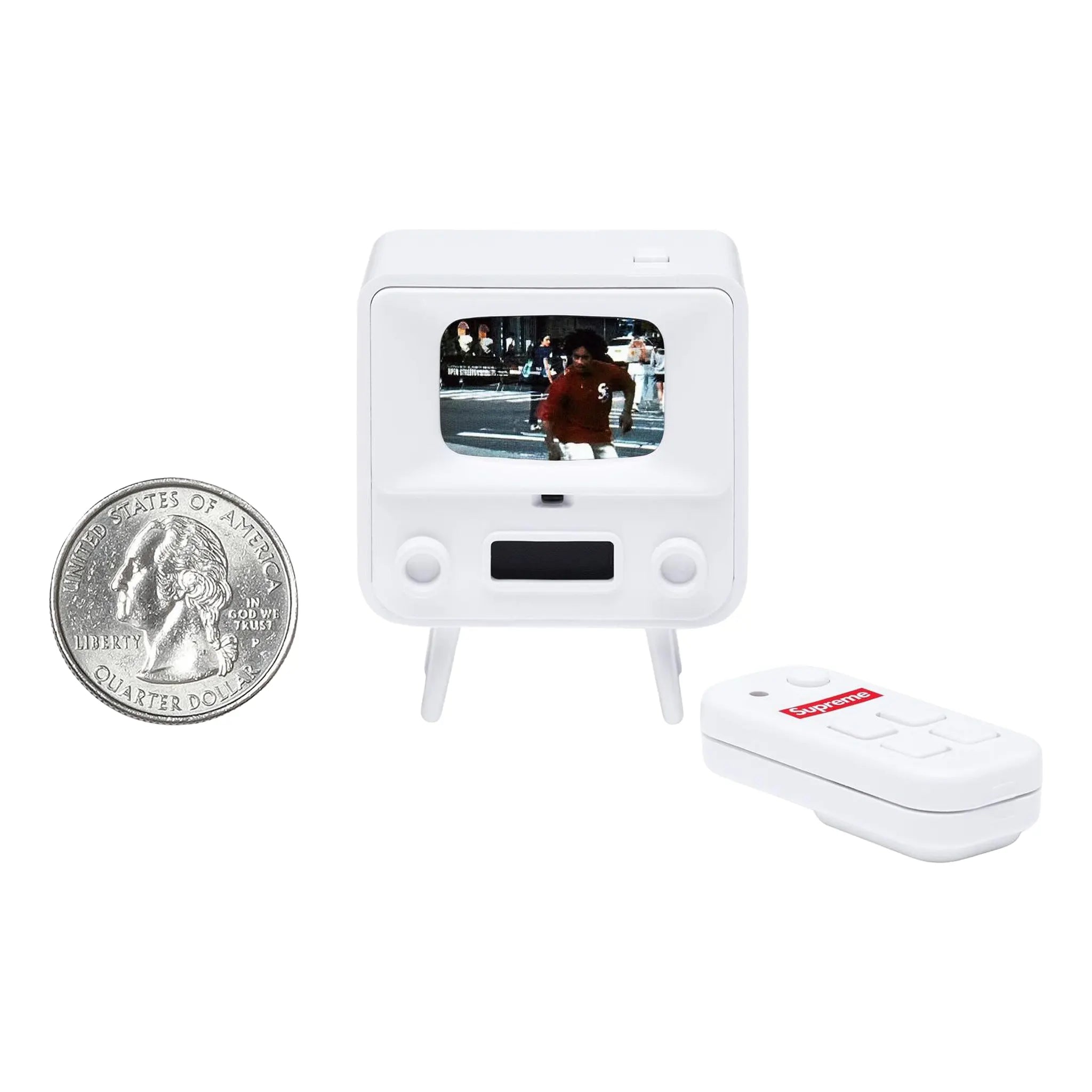 Supreme x Tiny 2 White TV (SS26)