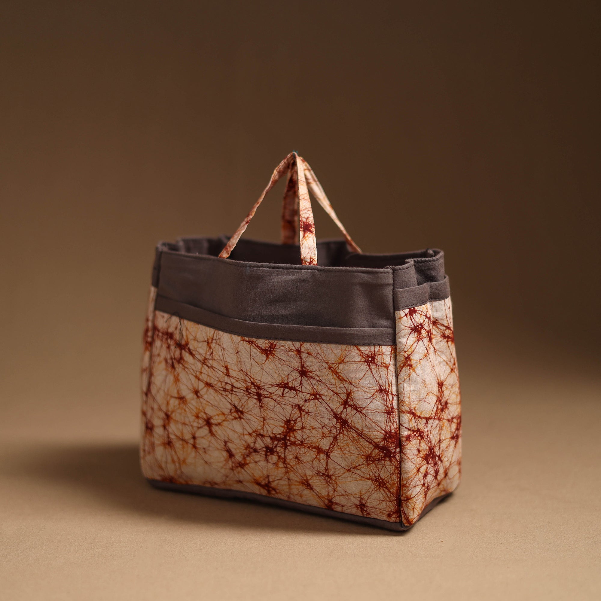 NOORI BAZAR Brown - Handcrafted Cotton Cosmetic/Toiletry Bag 25 - view 2