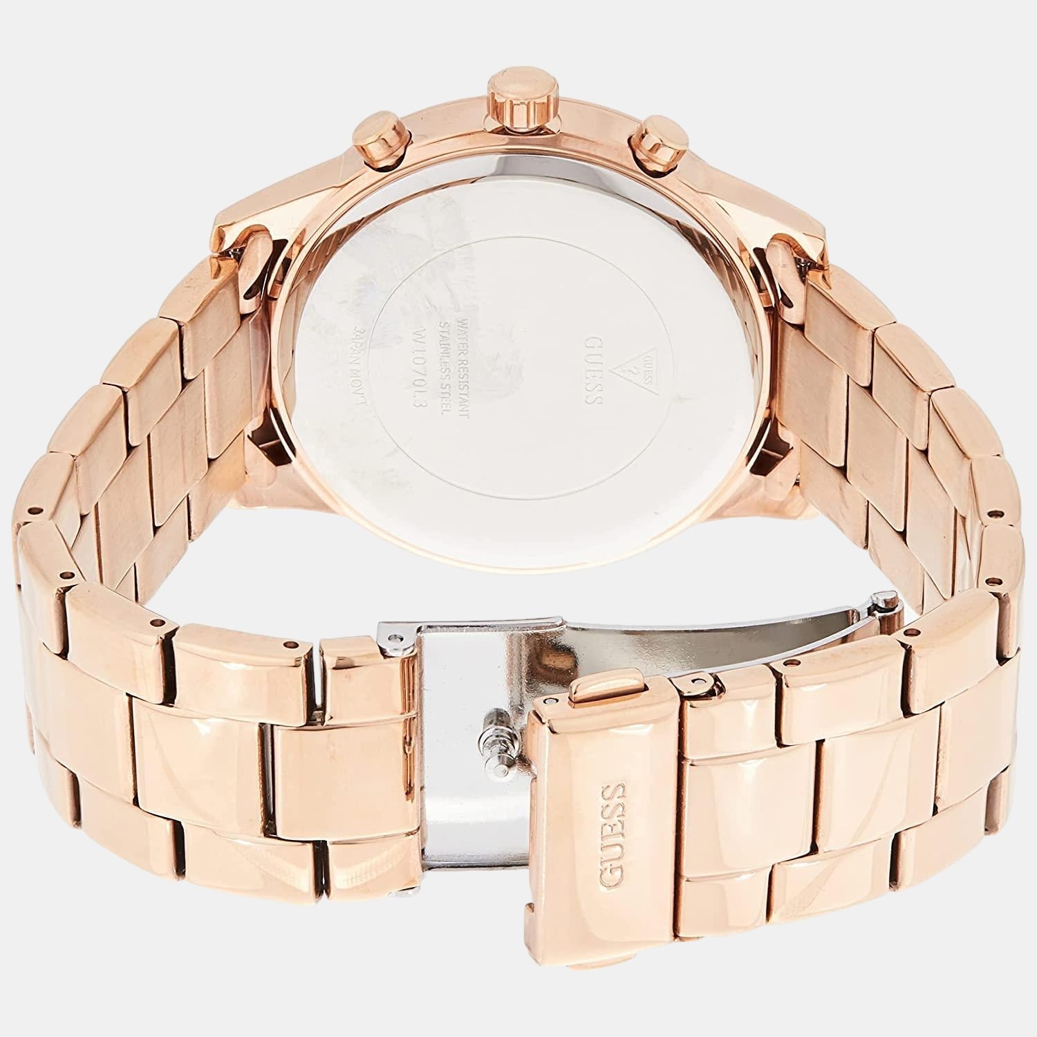 Guess Dress Women Quartz Rose Gold Dial Chronograph Stainless Steel Watch W1070L3 - view 2