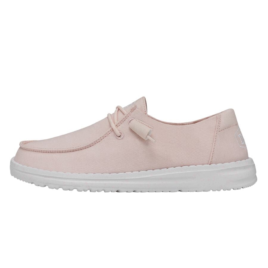 HEYDUDE Shoes Wendy Slub Canvas - Pink – Women's