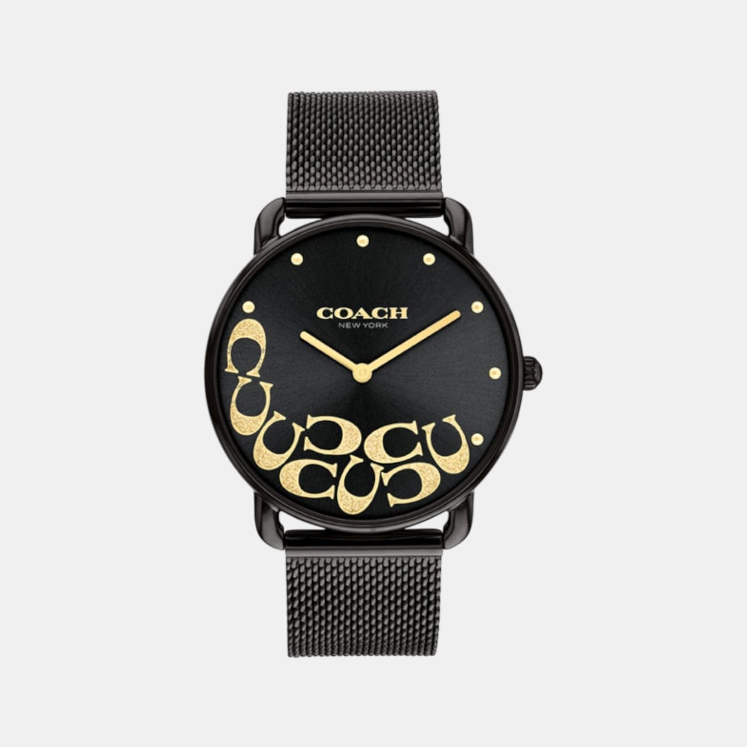 Coach Elliot Women Quartz Black Dial Analog Stainless Steel Watch 14504340