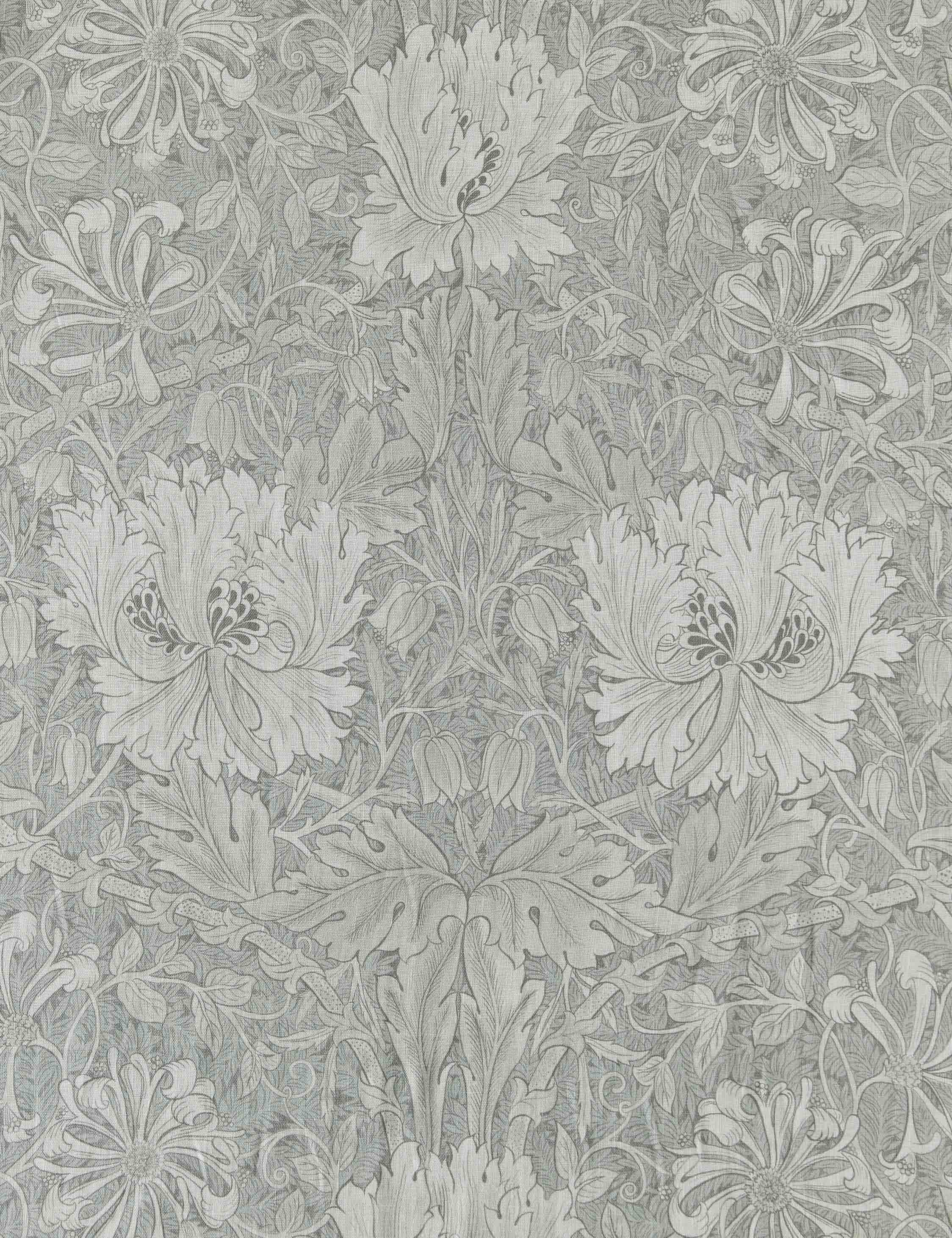 Lulu and Georgia Pure Honeysuckle and Tulip Linen Blend Fabric by Morris & Co. - view 2