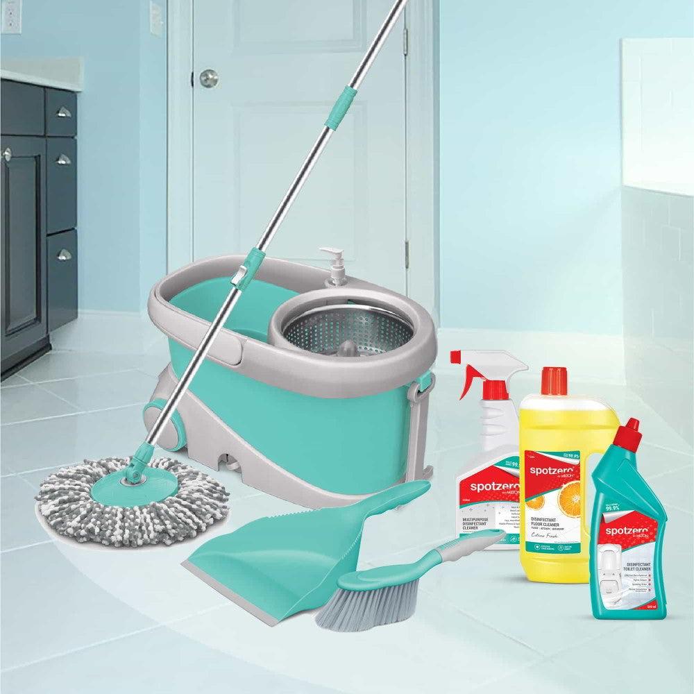 Prime Mop Cleaning Kit (Spotzero by Milton) – Aqua Green - view 2