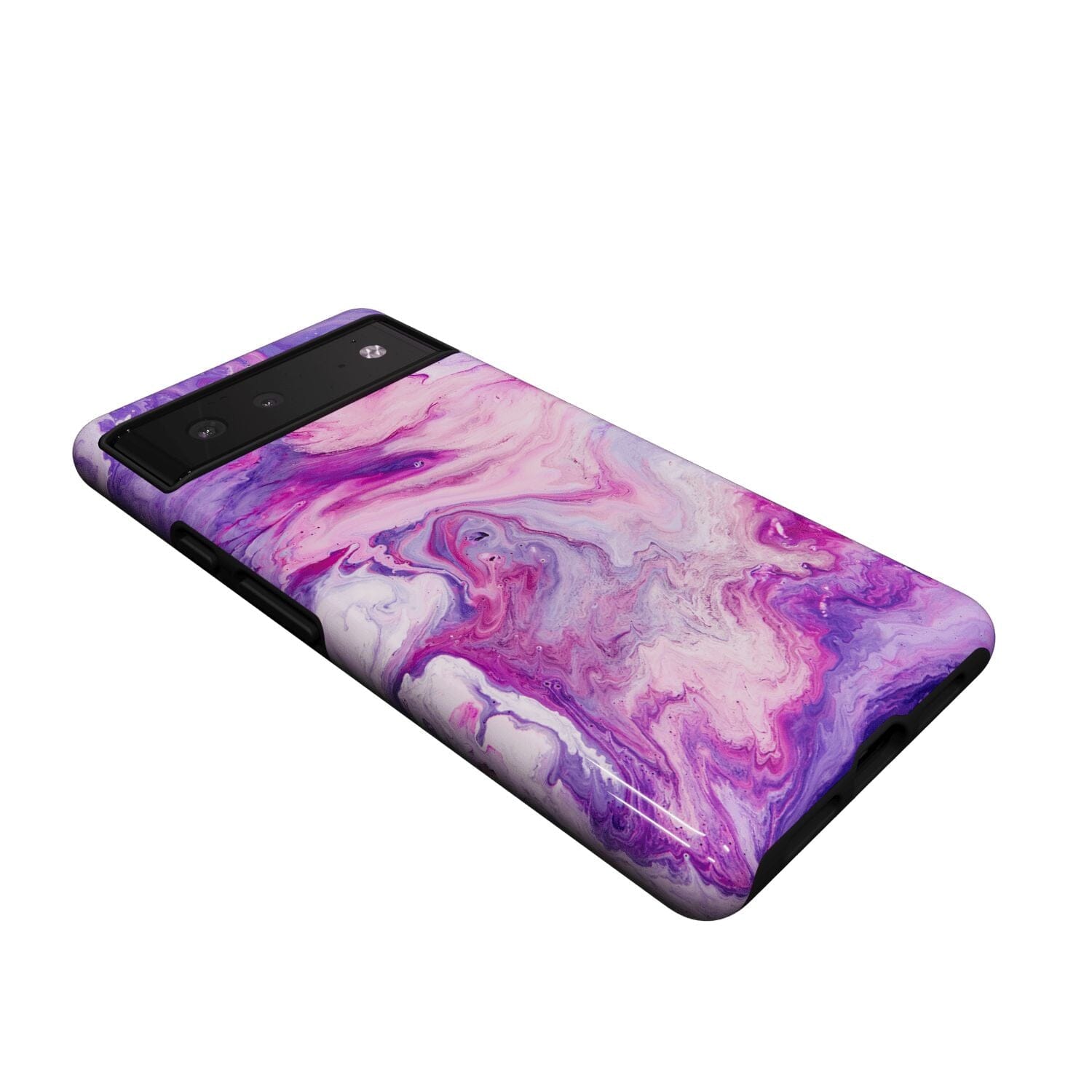 Casetry Tie Dying Over You | Purple Marble Google Pixel Case - view 2