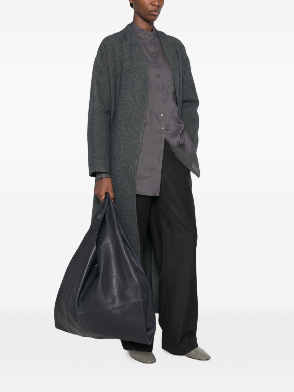 Cortana Slouchy Leather Tote – Outer: Lamb Skin 100% - view 2