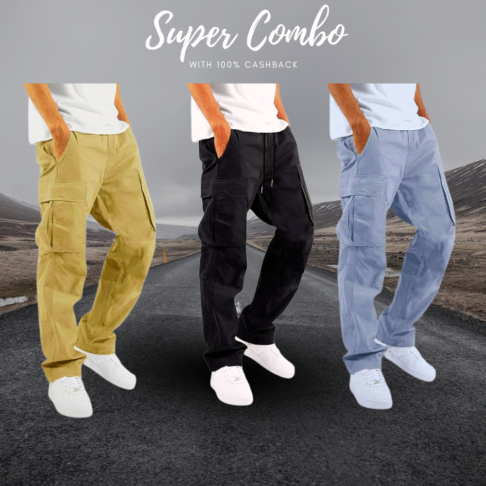 BlackTree 3 Unforgettable Cargo Pants with 100% Cashback! (Limited Time Offer)